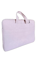 Сумка для ноутбука экокожа QOZA, розовая