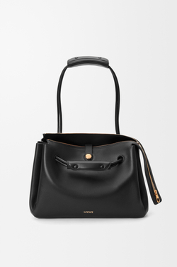 Loewe Большая сумка Madrid из мягкой телячьей кожи, черный