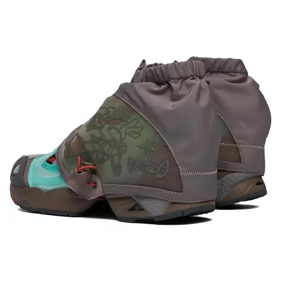 Reebok Instapump Fury Повседневная обувь Высокие кеды Серо-голубой Мужская