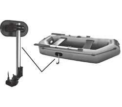 Крепление для датчика на ПВХ лодку TransMount KRL-300