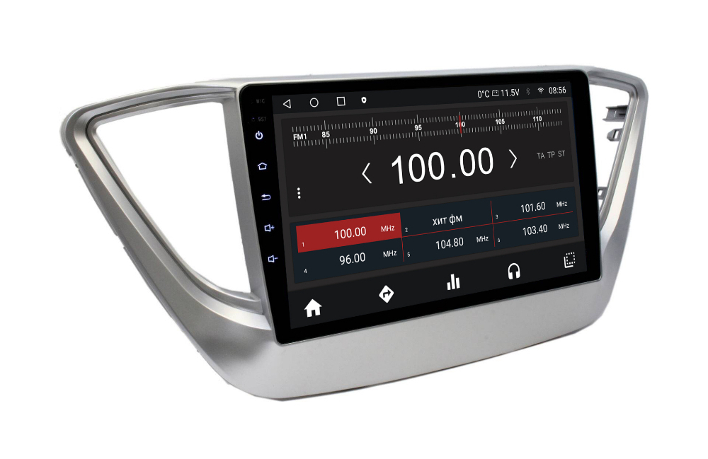 Магнитола для Hyundai Solaris 2 2017-2022, Solaris HS 2024+ - Carmedia OL-9710 QLed+2K, Android 13, TS20, CarPlay, 4G SIM-слот