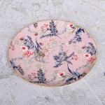 Тарелка керамическая «Paradise» 17,5см, розовая