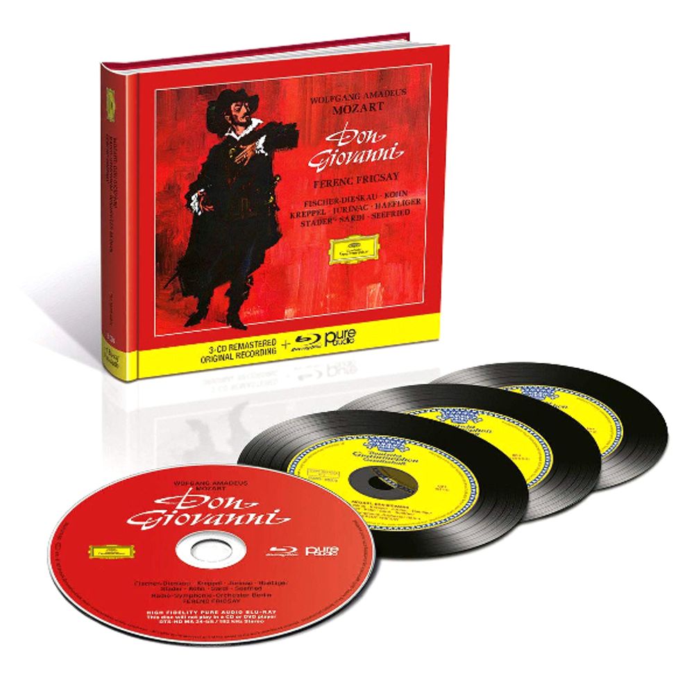 Ferenc Fricsay / Mozart: Don Giovanni (3CD+Blu-ray Audio)