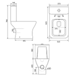 Унитаз-компакт безободковый IDDIS TORRDSEi24 "Torr"прямой вып, сиденье дюропласт,микролифт2-кн арм