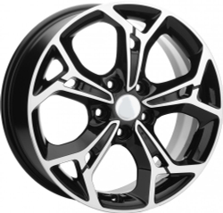 Khomen 1702 7x17 5x114.3 ET 37 Dia 66.5 (grey)