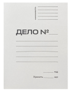 Папка-скоросшиватель Workmate "Дело" А4, 280 г/м2, белая, мелованный картон