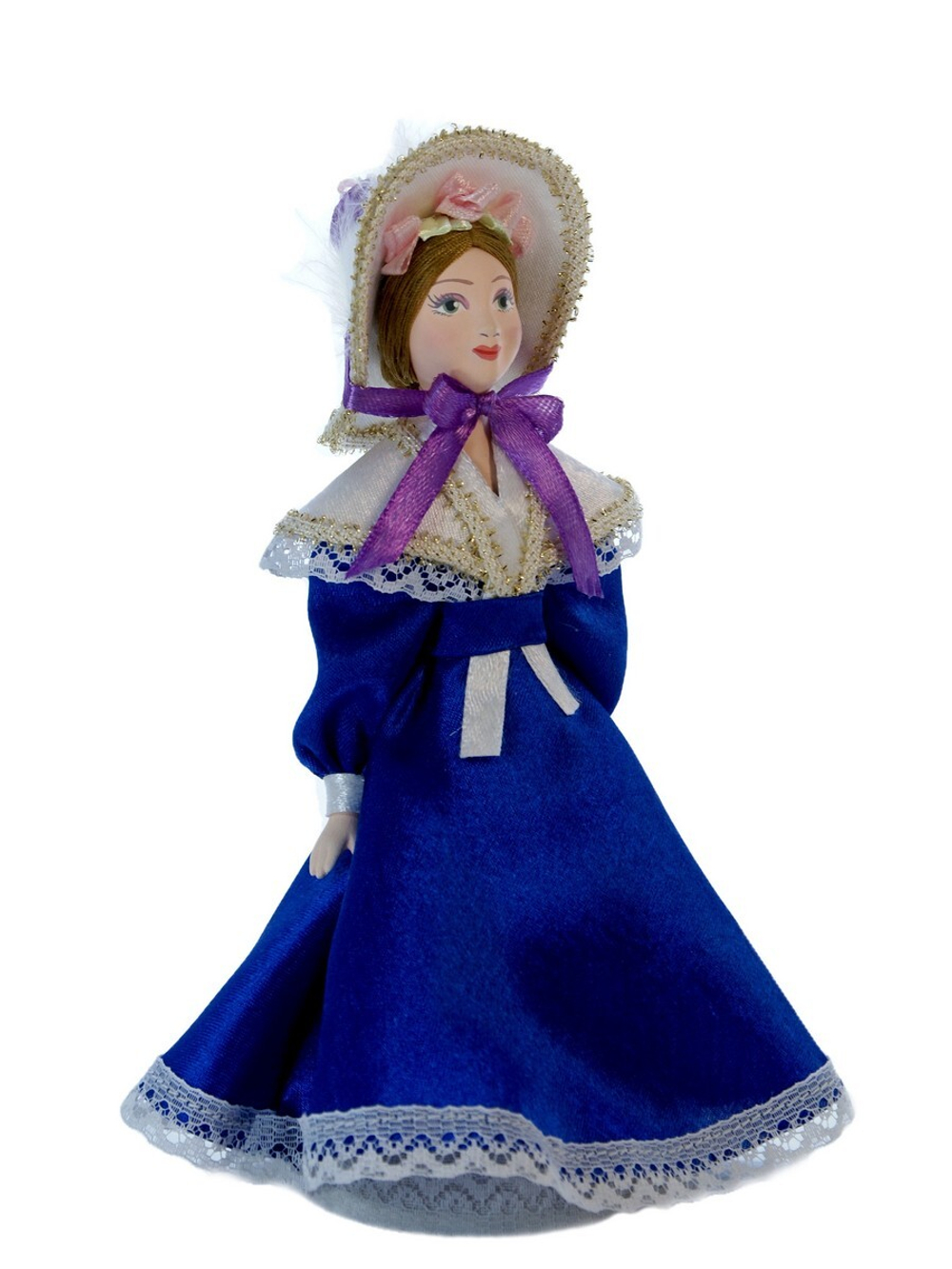 Кукла коллекционная Барышня в летнем платье 19 века