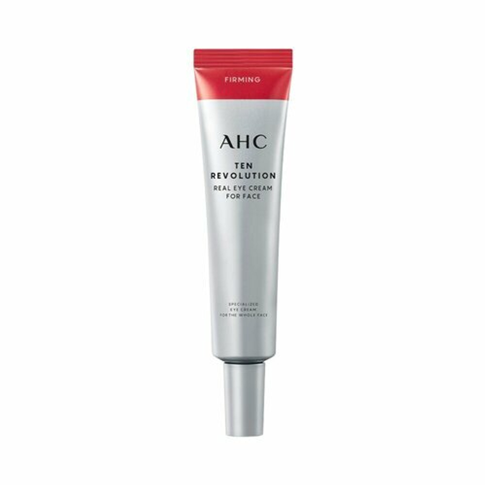 Крем для лица и кожи вокруг глаз омолаживающий AHC Ten revolution real eye cream for face, 35 мл