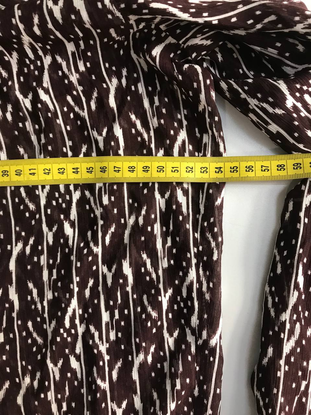 Блузка приятного оттенка, маркировка S, визуально на 44 размер