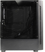 Корпус Miditower 1STPLAYER DK D4 D4-BK-4G6 Black ATX без БП, с окном