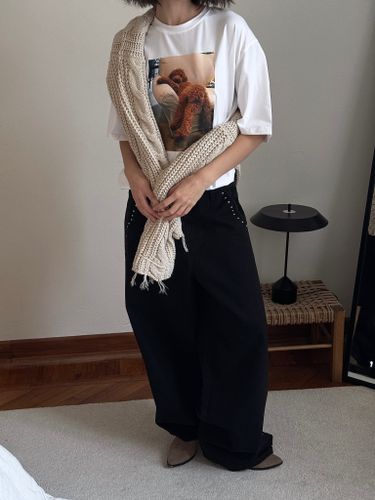 Белая футболка Christmas Dog