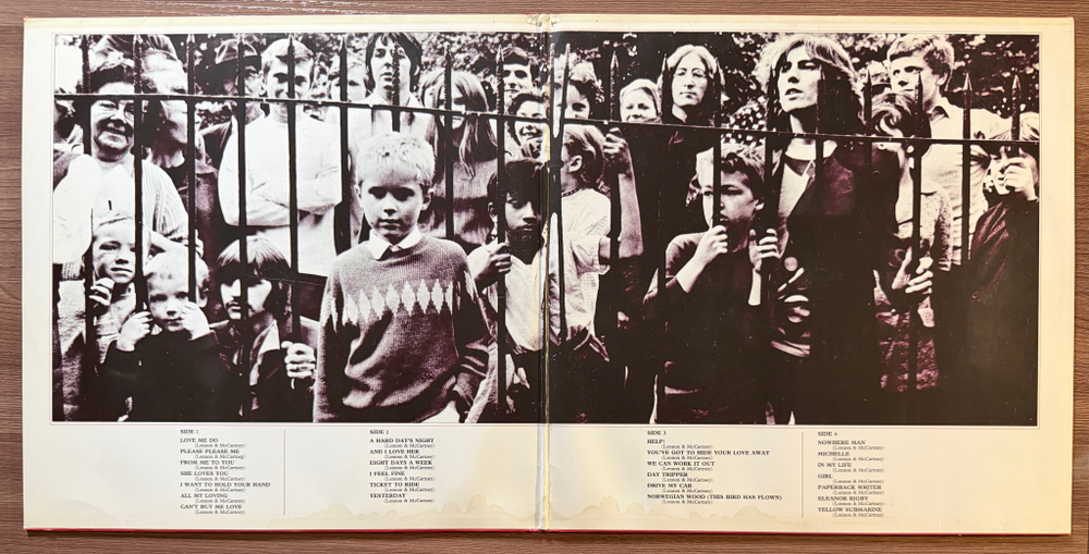 The Beatles ‎– 1962-1966 2LP (Германия 1973г.)Т
