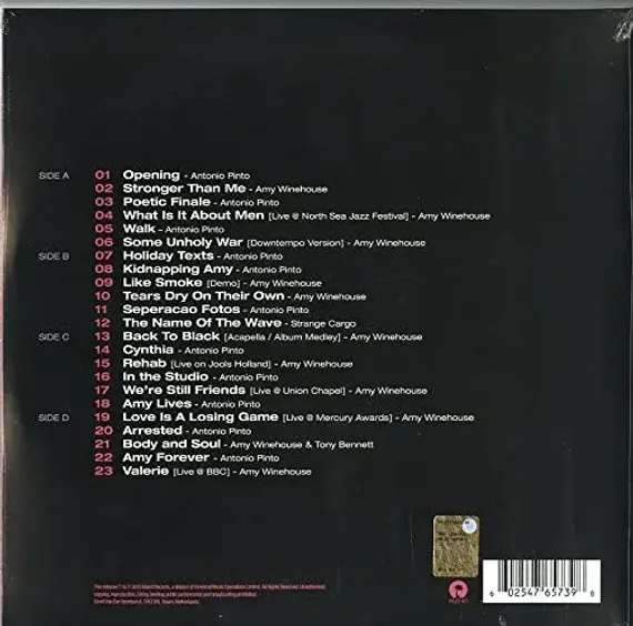 Amy Winehouse; Antonio Pinto - Amy (The Original Soundtrack)