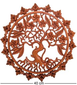 Decor and Gift 17-096 Панно резное «Дерево жизни» (суар, о.Бали)