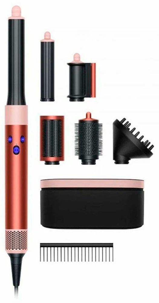 Стайлер Dyson Airwrap Styler Complete Long HS05 Diffuse - Соломенно-бронзовый/Румяно-розовый (Strawbery Bronze/Blush Pink)