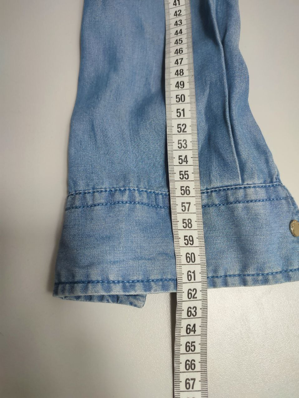 Рубашка Love Republic "под джинсу" 44 размер