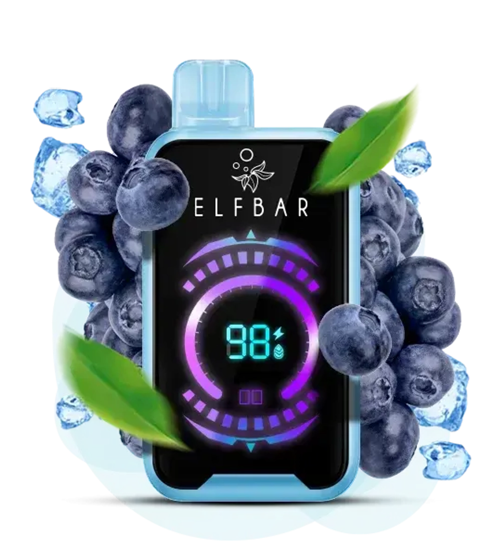 ELF BAR RAYA D2 - Blueberry Ice (5% nic)