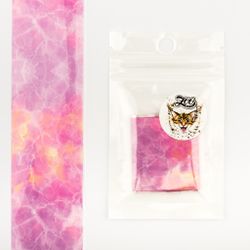 Zoo Фольга для литья переводная Мрамор 1503, 4х50см
