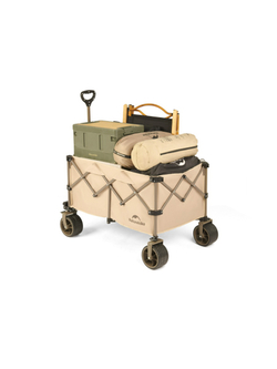 Тележка туристическая Naturehike Rubiks Cube 86,5х50х108.5 см, 150 л, бежевая