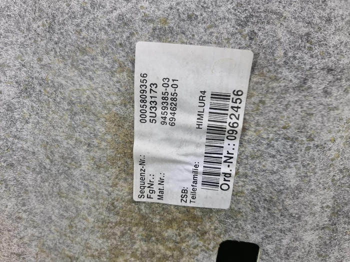 Обшивка потолка BMW X1 F48 (2015-2022)