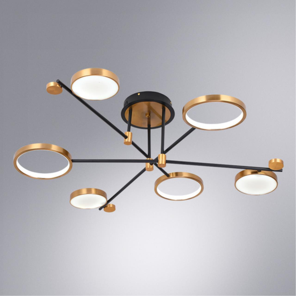 Потолочная светодиодная люстра Arte Lamp HOLLY A1364PL-6PB