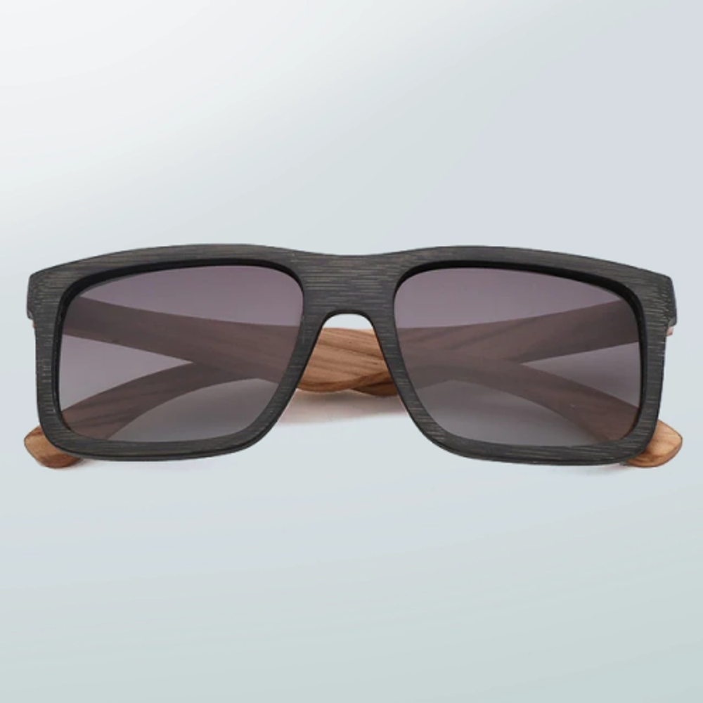 [Пример] Солнечные очки тёмные из бука