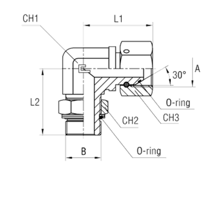 Соединение FRN90 BSP 1.1/2" BSP 1.1/4"