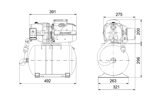Размеры JPA 4-47 PT-H