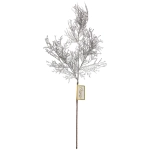 Ветка декоративная «Симфония леса» 80 см, Серебро