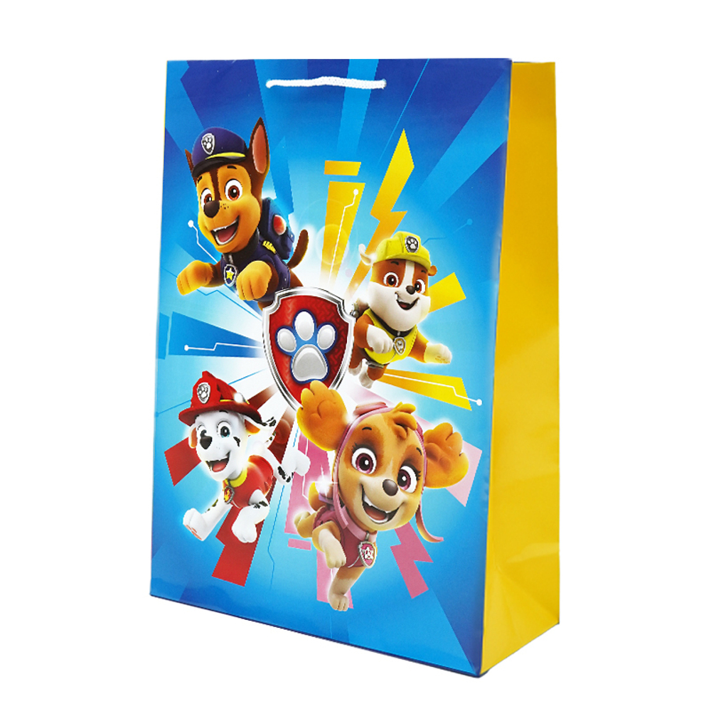 Пакет подарочный "Щенячий патруль" 25*10*35 см