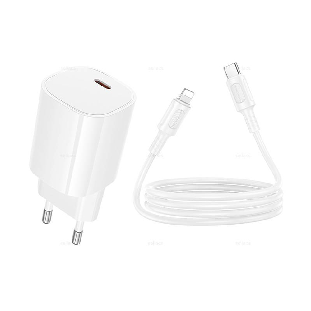 Зарядное устройство на Lightning PD20W Borofone BA103A (white)
