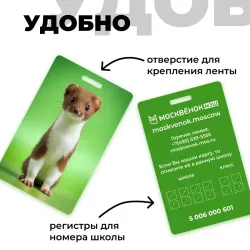 Карта Москвёнок ANIMALS №14 (проход + питание)