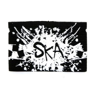 Напульсник SKA чёрно-белая клетка (216)