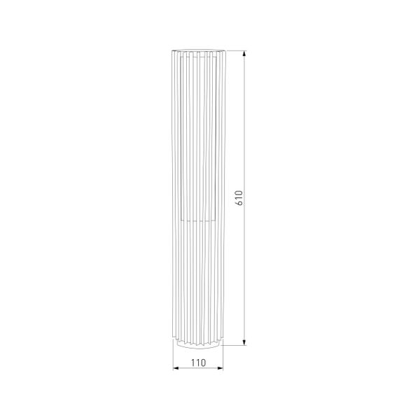 Садово-парковый светильник Elektrostandard Entero (35189/F) 3000K черный a072080