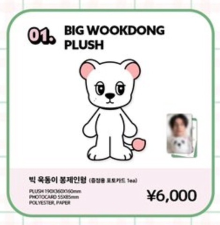 Игрушка BIG WOOKDONG PLUSH + карта