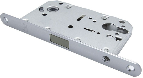 Замок под цилиндр магнитный MC85SC (мат. хром)