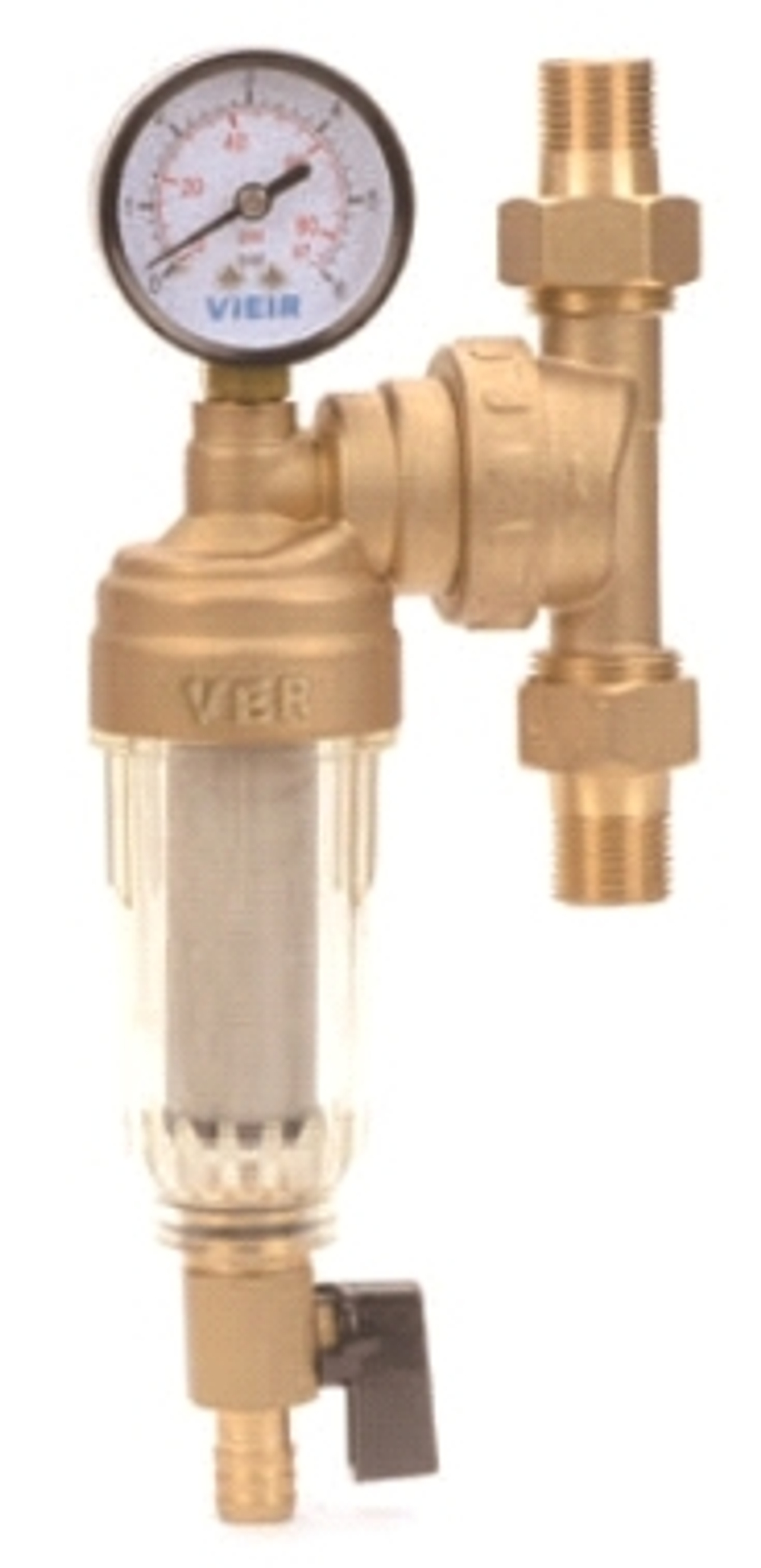 Фильтр (СВОБ. ВРАЩ.) с ман. (СТЕКЛО) 1/2  ViEiR  (15/1шт)