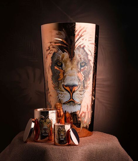Lion, свеча Africa collection, Ladenac Milano