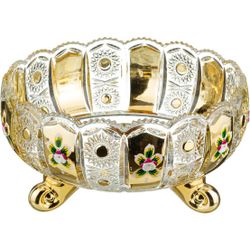 ФРУКТОВНИЦА "LEFARD GOLD GLASS" ДИАМЕТР=25 СМ. ВЫСОТА=13 СМ. (КОР=6ШТ.)