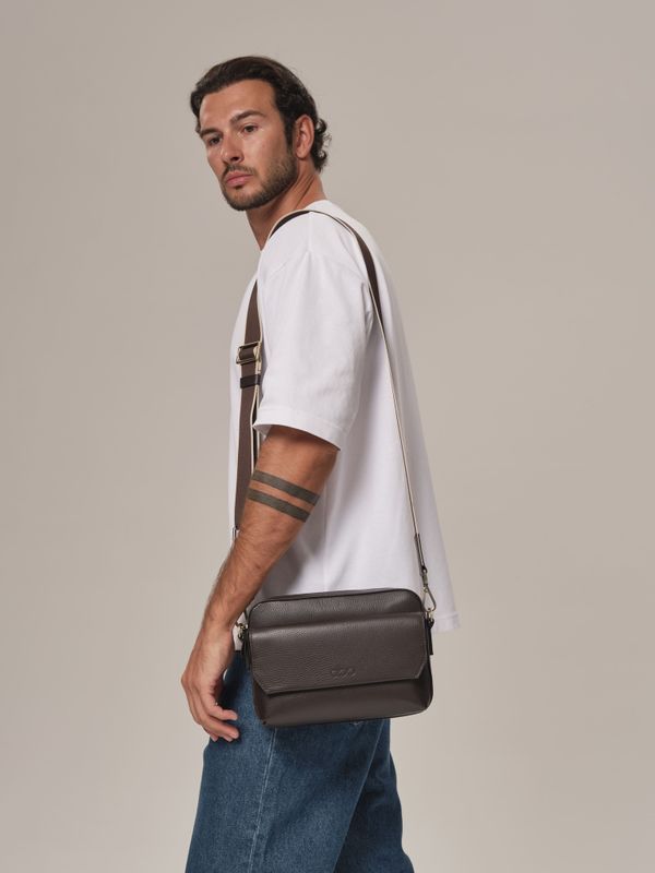 Мужская сумка DBR 7113 коричневый шоколад