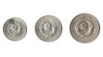 Набор монет 20, 15. 10 копеек 1929 г. 3 шт UNC