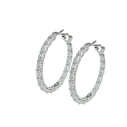 Серьги Конго маркиз 40 мм