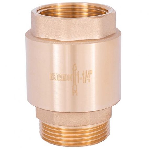 Клапан обратный BELAMOS FV-D 1.25quot; латунь / внешн. резьба