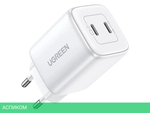 Сетевое зарядное устройство Ugreen CD294 White (15327)