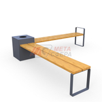 Скамейка CENTRAL Г-образная