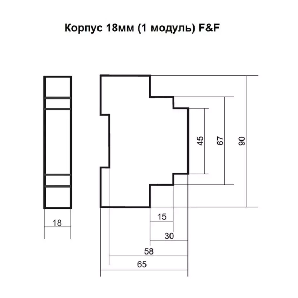 Указатель напряжения (вольтметр) WNC-1 1-фазн. 80-500В F&F