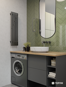 Полотенцесушитель Marco 5 PRO 90х23 серый графит