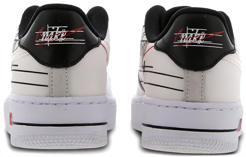Кроссовки Nike Air Force 1 Script Swoosh Logo (Женская размерная сетка)