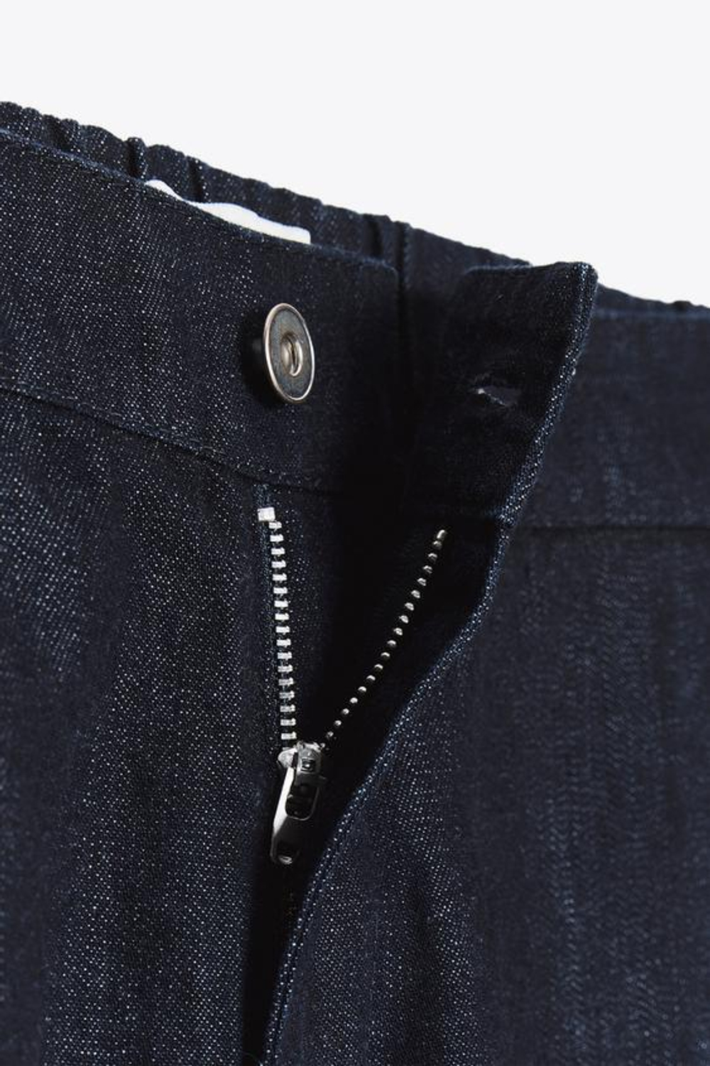 ZARA БРЮКИ-БАГГИ DENIM TRF, ТЕМНЫЙ ИНДИГО