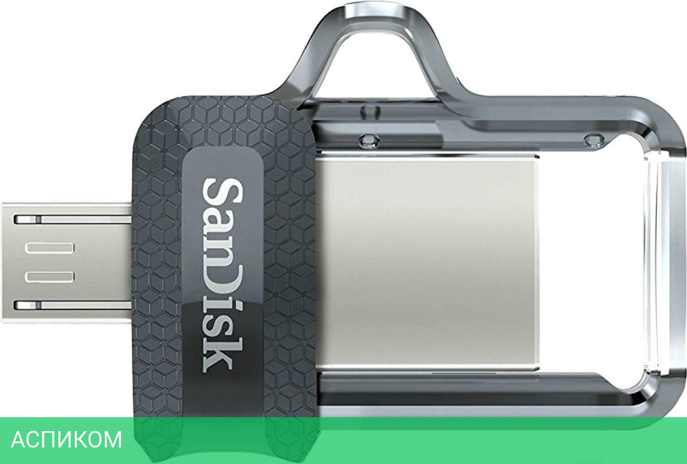 USB Flash-накопитель SanDisk Ultra Dual Drive m3.0 64GB (SDDD3-064G-G46)